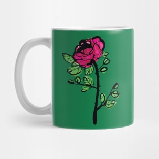 Red rose Mug